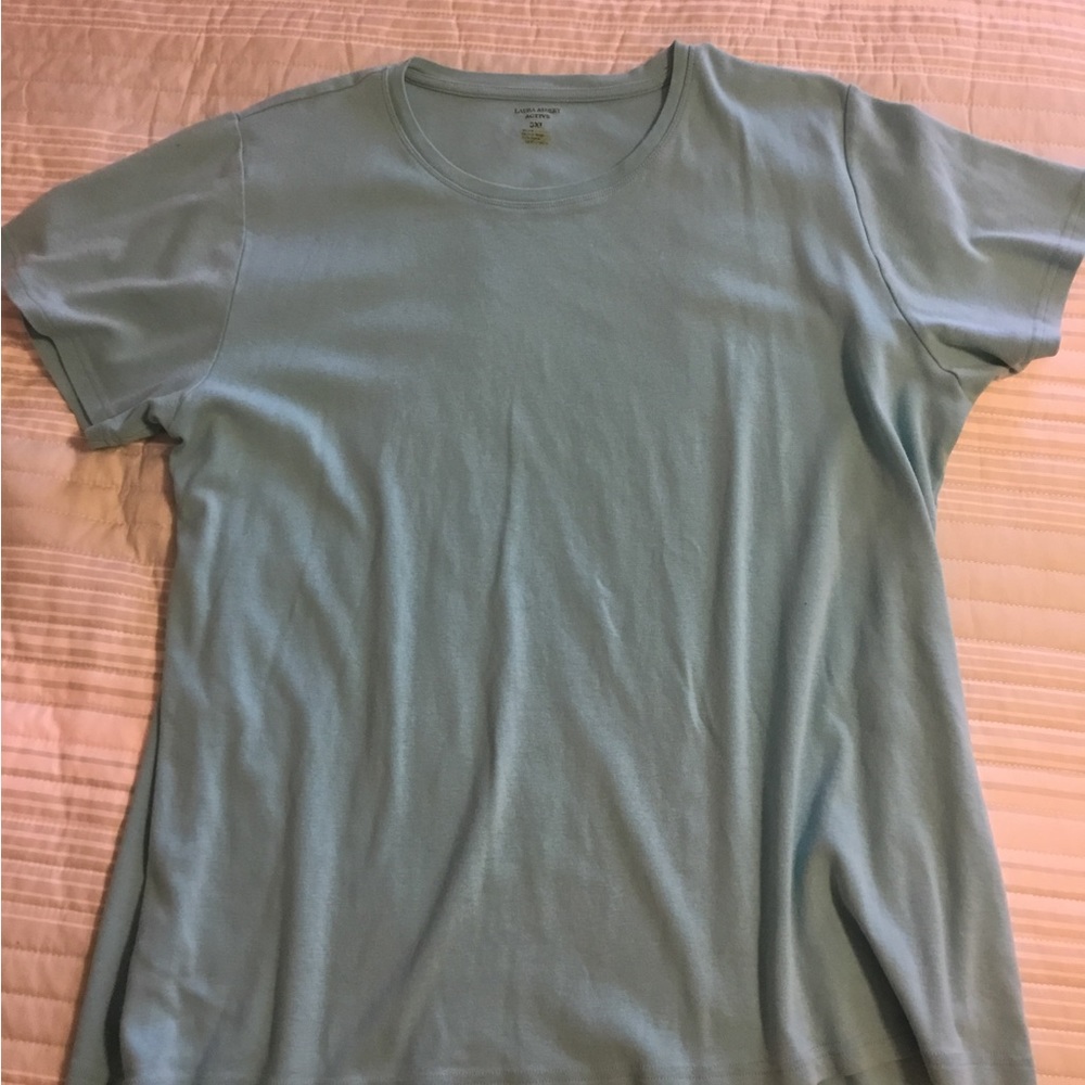 Laura Ashley Active Women’s 3XL, seafoam green, light mint. T-shirt